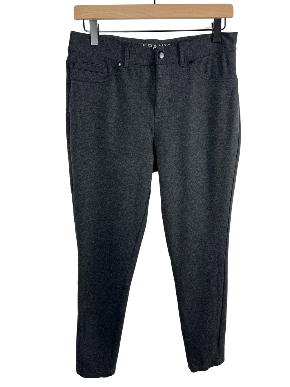 Spanx by Sara Blakely The Slim-X Ponte Super Skinny Pant 30 / 10 Gray